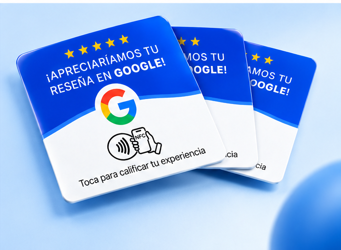 Tarjeta NFC para Reseñas de Google