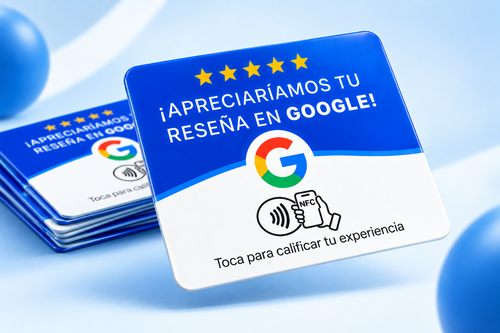 Tarjeta NFC para Reseñas de Google